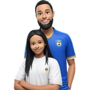 smiling boy in soccer uniform sticker