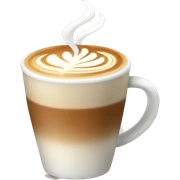 A beautiful coffee latte  sticker