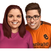 smiling couple portrait realism sticker