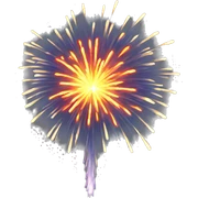 Fireworks sticker
