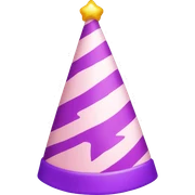 birthday hat sticker