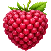 Raspberry sticker