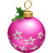 pink christmas  sticker