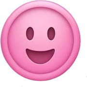 pink circle sticker