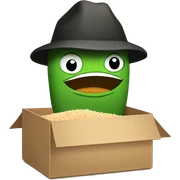 Pepes rice box sticker