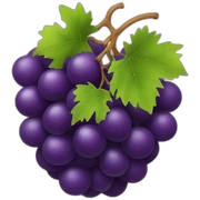 grape and vines sphere sticker