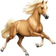 Palomino horse barrel racing  sticker