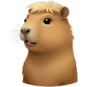 Capybara sticker