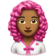 lazo rosa  sticker