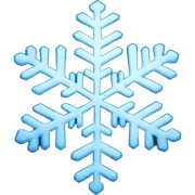 snowflake sticker
