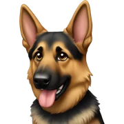 German shepherd  sticker