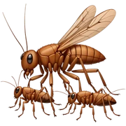 Bunch of crickets sticker