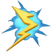lightning sticker