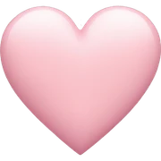 pastel pink heart sticker