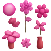 pink  sticker