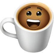 Coffee cup running  sticker
