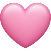 Aesthetic pink heart sticker