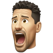 Simeone spitting sticker
