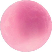 Pink moon sticker