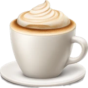 A cappuccino  sticker