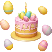 cake, Easter sticker