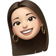 smiling girl with earrings sticker