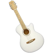 white guitar sticker