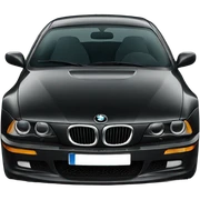 black bmw sticker