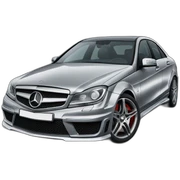 Mercedes c class amg grey  sticker