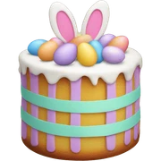 easter cake sticker
