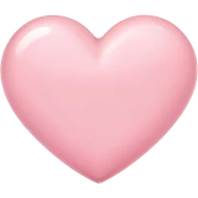 Pastel pink heart  sticker