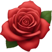 Red rose sacral image sticker