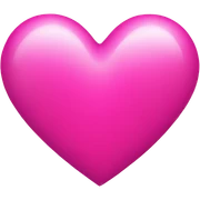 Pink heart sticker