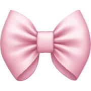Light pink bow sticker