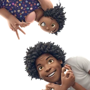 happy girl and boy moment sticker