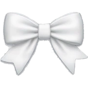 white bow sticker