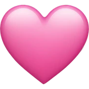 Pink heart  sticker
