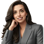 smiling girl in formal attire sticker