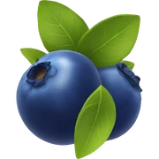 Blueberry sticker