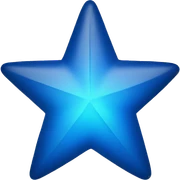 blue star sticker