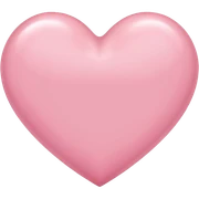 Light pink heart sticker