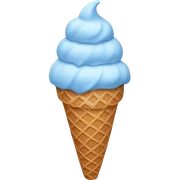 ice cream cone sticker