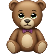 Night teddy bear  sticker