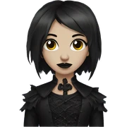 gothic love sticker