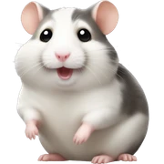 Cute hamster  sticker
