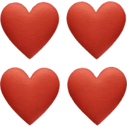 Heart sticker