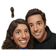 boys smiling at viewer sticker