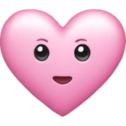 pastele pink heart sticker