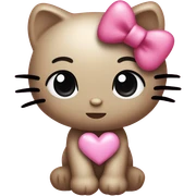 hello kitty heart sticker