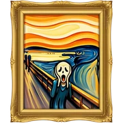 Scream movie sticker